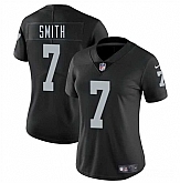 Women's Las Vegas Raiders #7 Geno Smith Black 2025 Vapor Stitched Jersey Dzhi,baseball caps,new era cap wholesale,wholesale hats